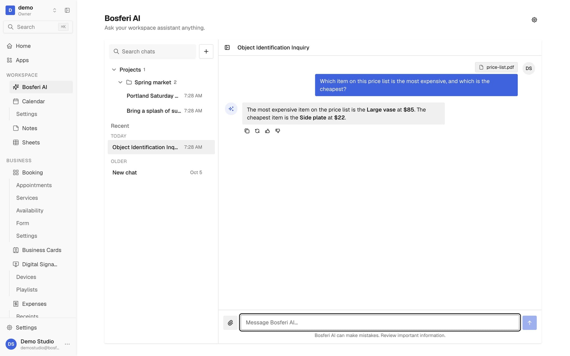 Attach a file for it to read