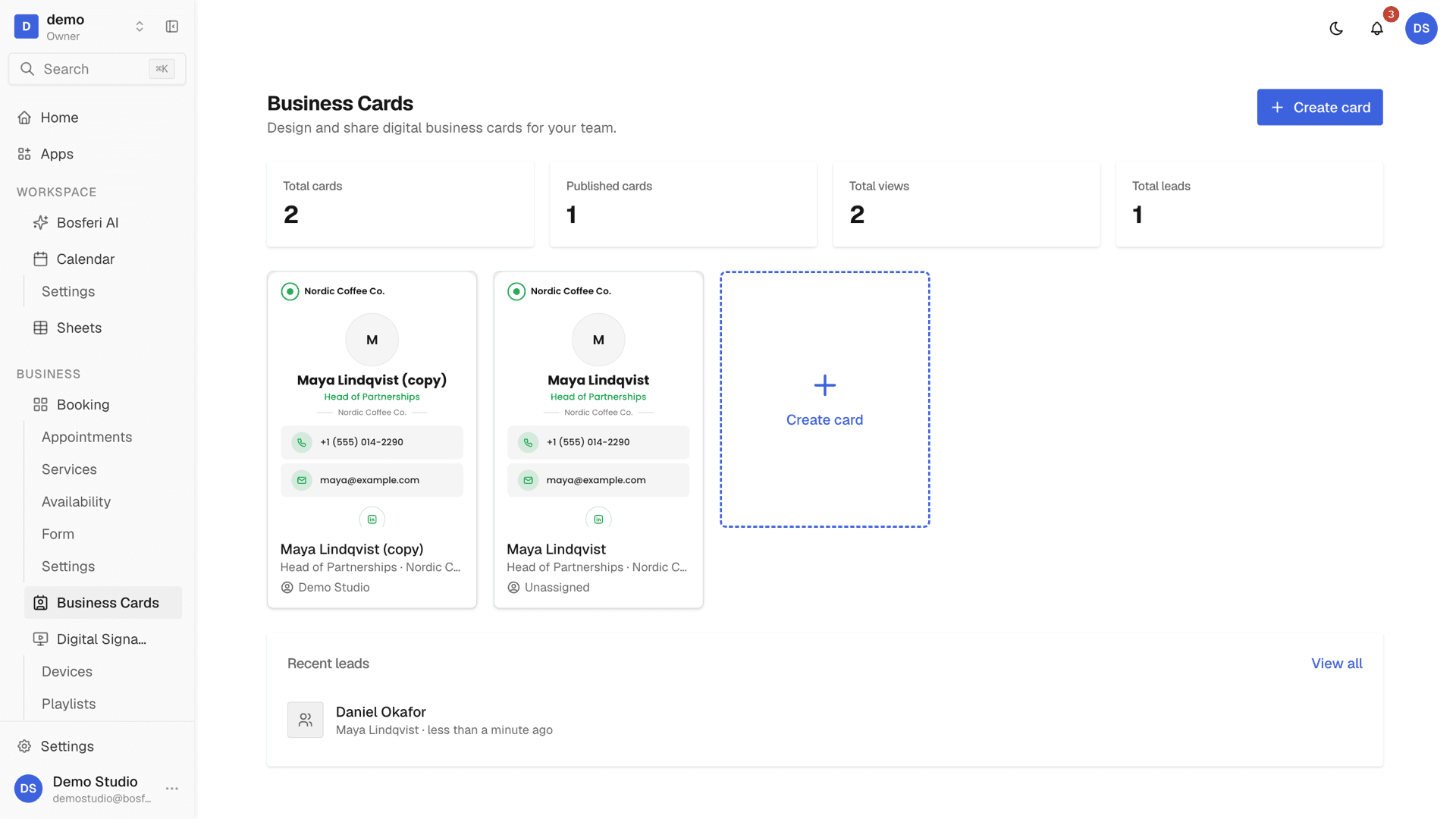 Assign cards to your team